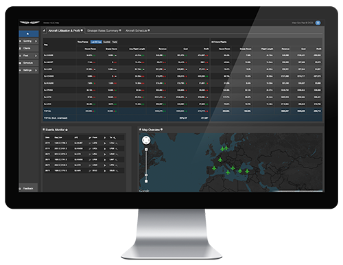 stratafleet on a monitor