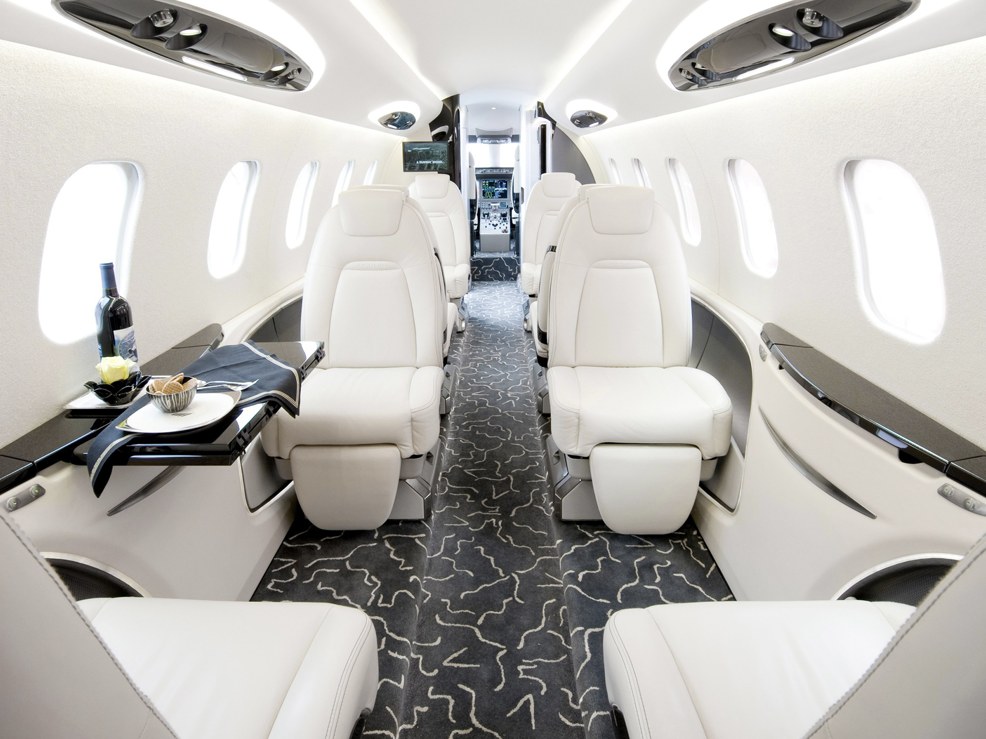Private Jet Interior